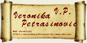 Veronika Petrašinović vizit kartica